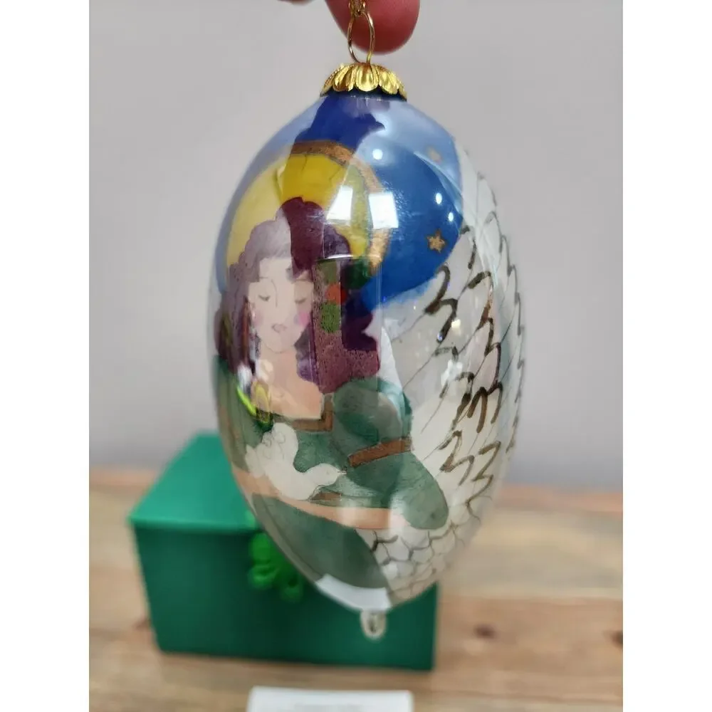 Li Bien 2008 Angel Tear Drop Hand Painted 4.5